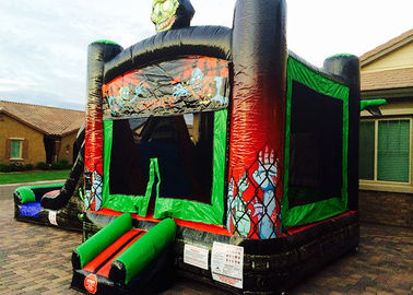 เครื่องประดับตกแต่งฮาโลวีนกลางแจ้ง Inflatable Bouncer PVC Tarpaulin สำหรับเด็กสนามเด็กเล่น