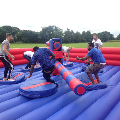 เกม Meltdown Inflatable แบบโต้ตอบกีฬากลางแจ้ง Inflatable Sweeper 8 * 8m